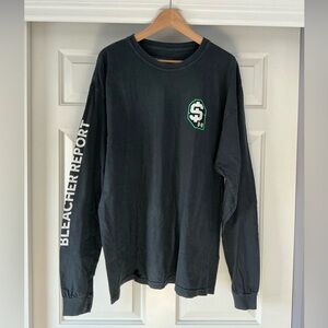 Bleacher Report Black Long Sleeve Graphic Tee XL